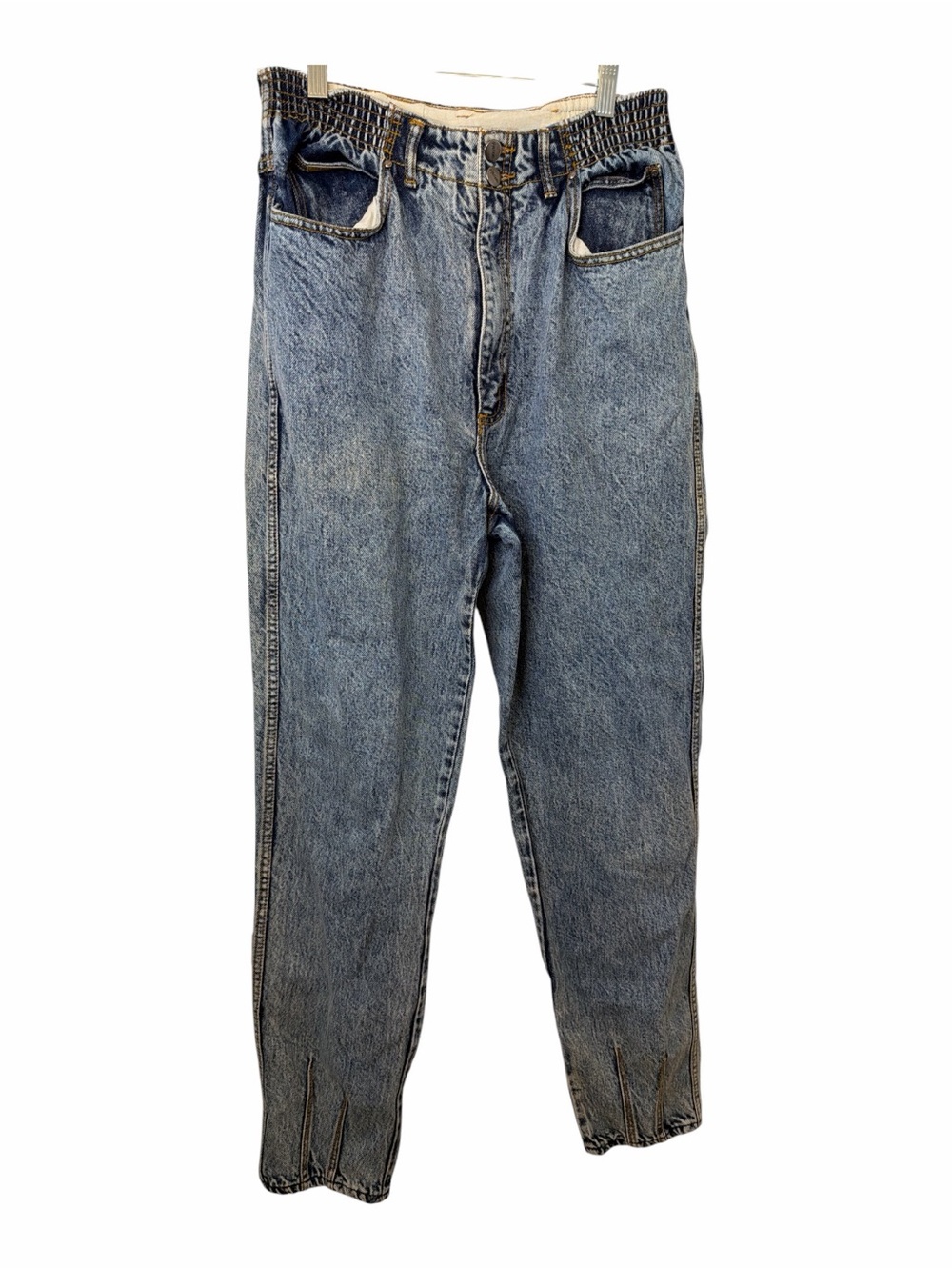 Vintage Gitano Tapered Leg Acid Wash Jeans